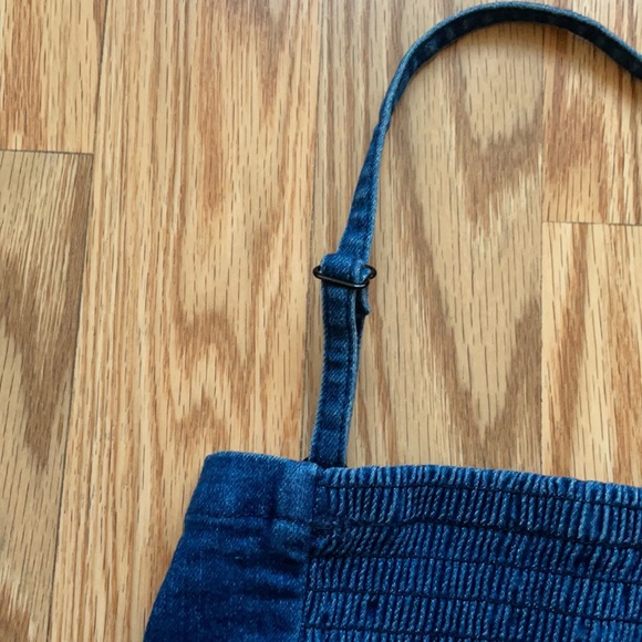 Denim Crop Top - Picture 2 of 6